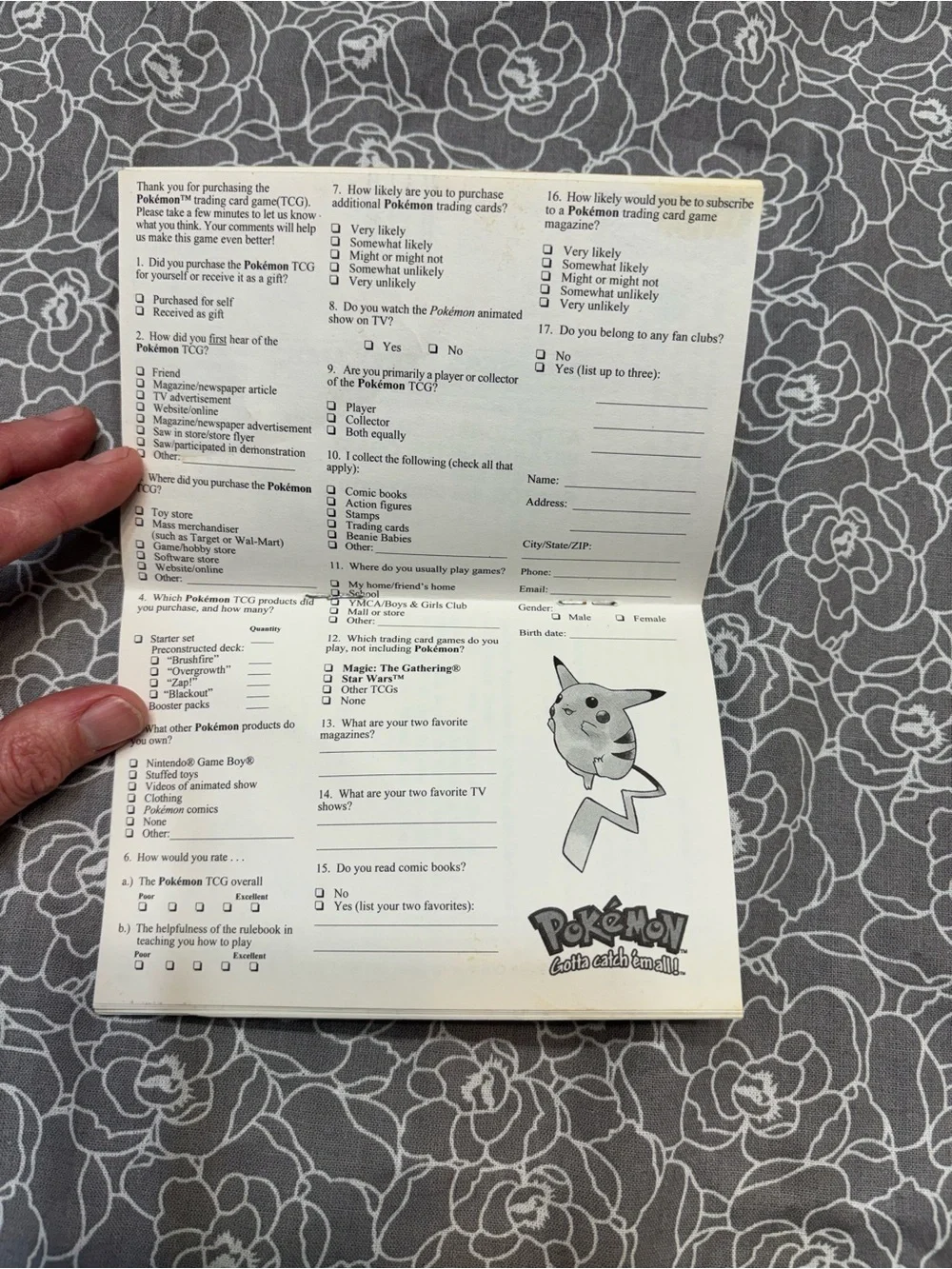 Nintendo Pokémon Trainer's Guide & Rules Booklets - Brown and Blue